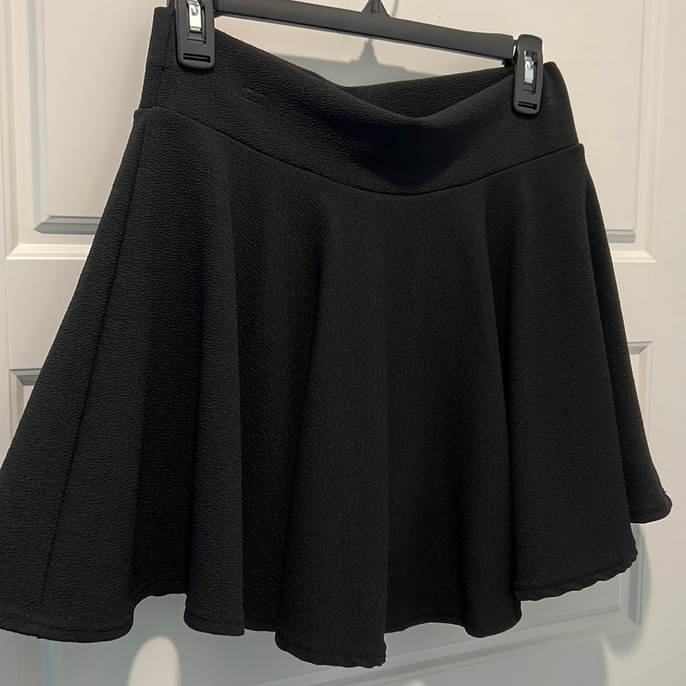Black skirt with shorts